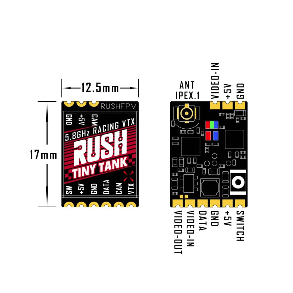 Rush Tiny Tank 5.8GHz VTX w/ Smart Audio – FPVCRATE