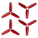 Gemfan 3052 - 3 Blade Propeller - Red PC (Set of 4)