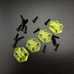 FPVCrate Lume Skids Clear Lime Yellow (Pack of 4)