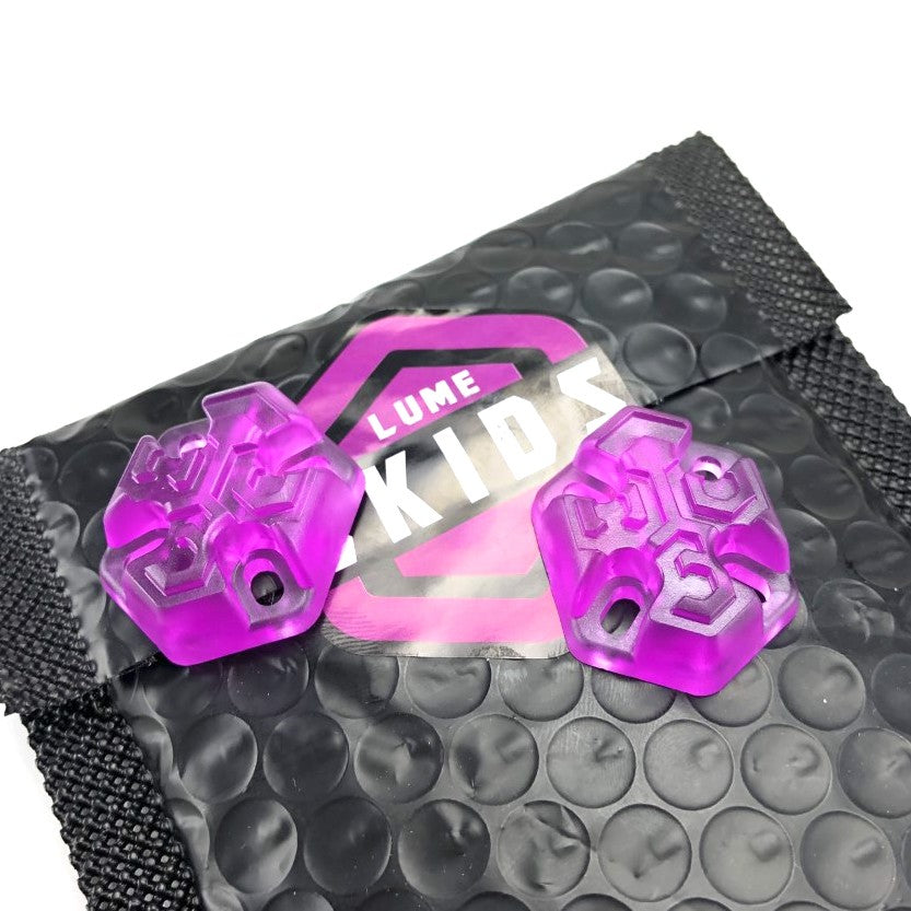 FPVCrate Lume Skids Clear Purple (Pack of 4)